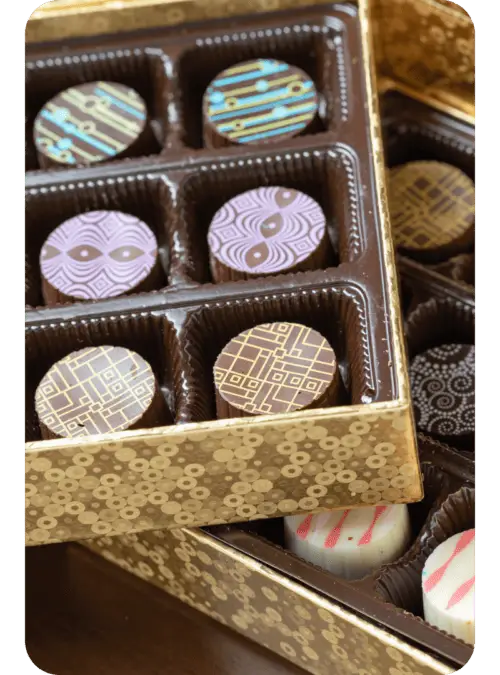 food packaging for chocolate