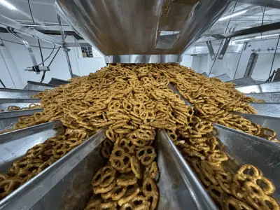 co-packing pretzels
